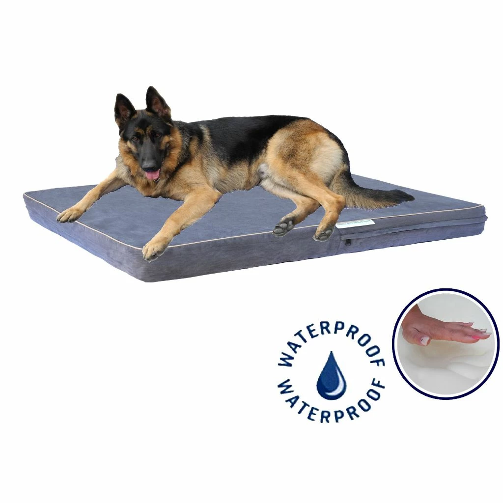 Go Pet Club Solid Memory Foam Orthopedic Mattress Dog Bed with Waterproof Cover, BB-55 - Image 5