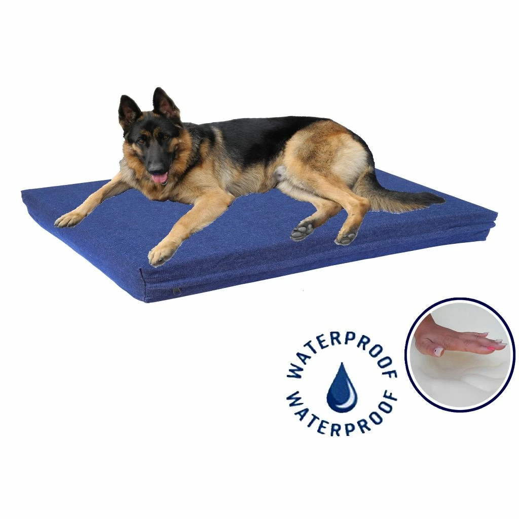 Go Pet Club Solid Memory Foam Orthopedic Mattress Dog Bed with Waterproof Cover, BB-25 - Image 5
