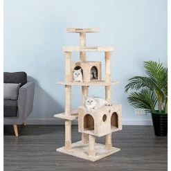 Go Pet Club 60.5 in. Cat Tree Condo Scratcher Post
