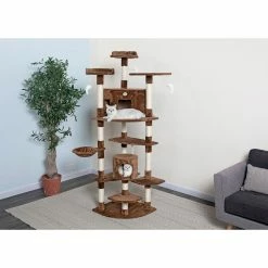 Go Pet Club 80 in. Cat Tree, Brown