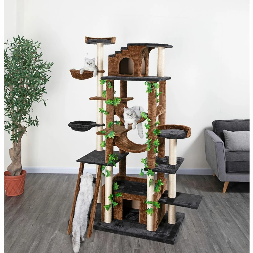 Go Pet Club 77 in. Cat Tree Condo