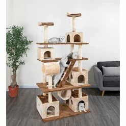 Go Pet Club 87.5 in. Cat Tree House Climber with Swing