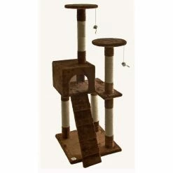 Go Pet Club 52 in. Cat Tree, Brown