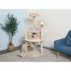 Go Pet Club 55 in. Cat Tree Condo Furniture, Beige