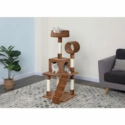 Go Pet Club 49.5 in. Cat Tree Condo Scratcher Post
