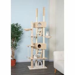 Go Pet Club 106 in. Cat Tree, Beige