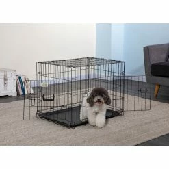 Go Pet Club 2-Door Metal Dog Crate with Divider, 30 in.
