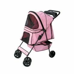 Go Pet Club Pet Stroller, Pink