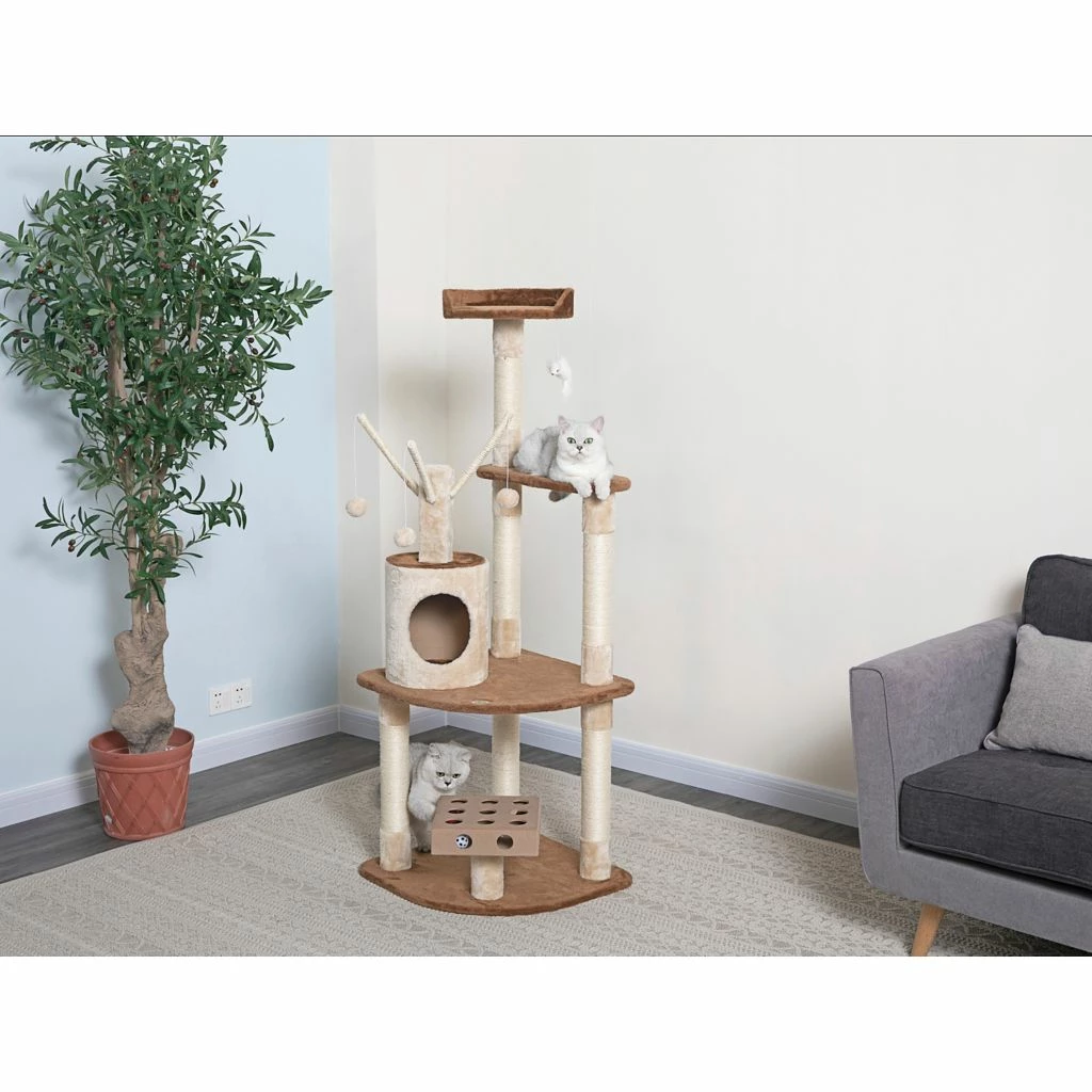 Go Pet Club 60 in. IQ Busy Box Cat Tree