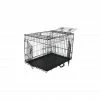 Go Pet Club 3-Door Metal Dog Crate with Divider, 30 in.
