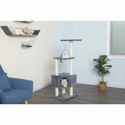 New! Go Pet Club 51 in. Classic Cat Tree Furniture with Sisal Covered Posts