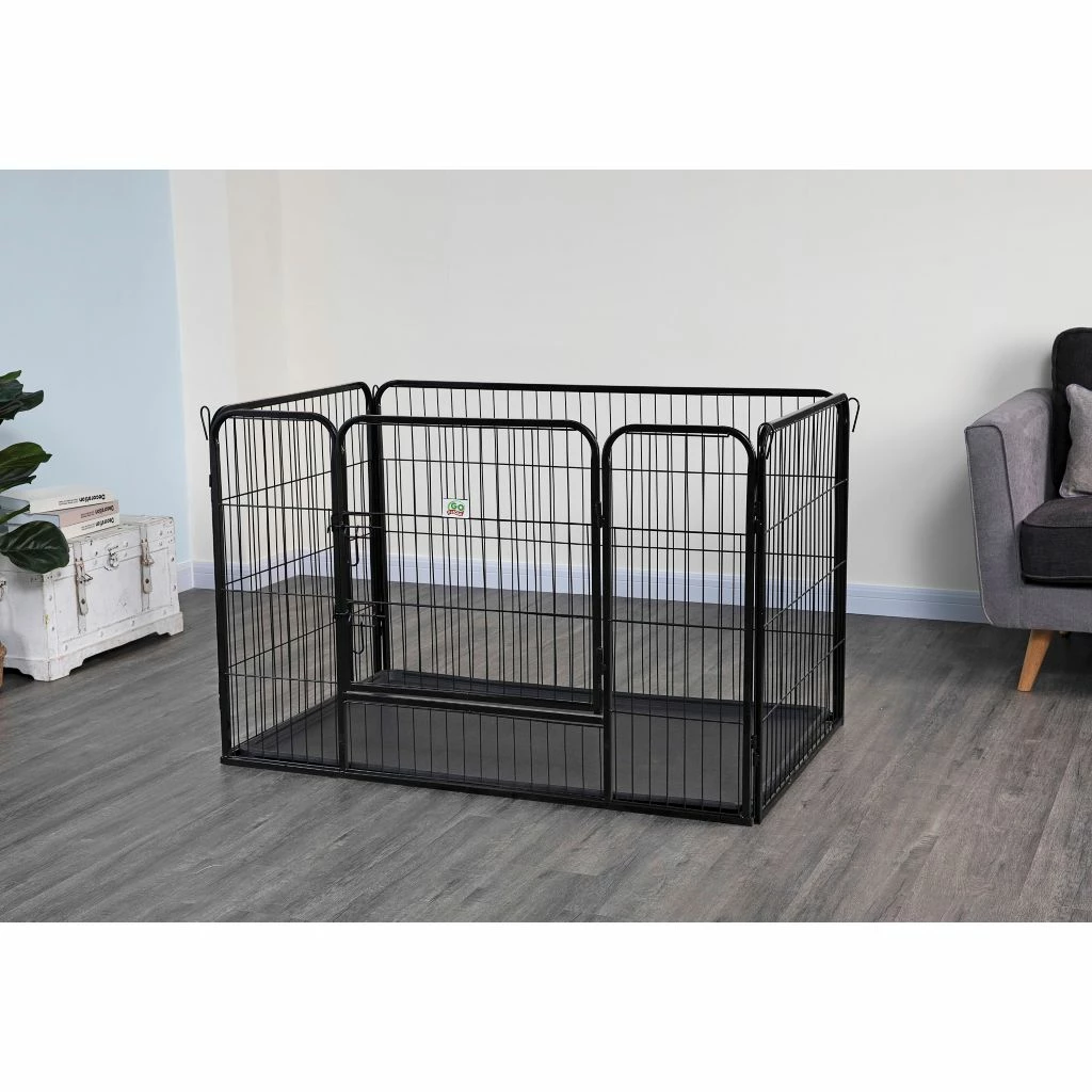 New! Go Pet Club 50 in. Heavy Duty Pet Playpen Crate - Image 3